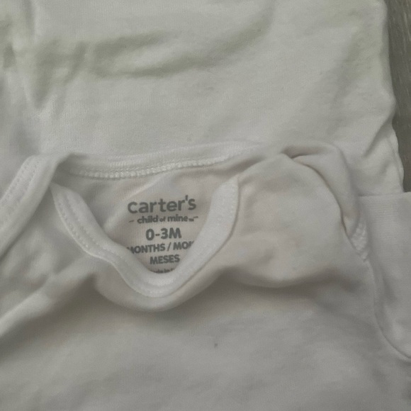 Lot Of 9 Baby Bodysuits Footie Pajamas Size 0-3 Months - Picture 3 of 7